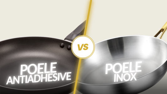 Poêle inox ou poêle antiadhésive : que choisir pour cuisiner sainement ?